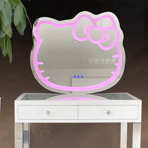 IMPRESSIONS VANITY · COMPANY Hello Kitty Wall Mirror with WiFi, Smart